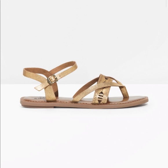 Toms Shoes - Toms & Other Stories Metallic Lexie Sandals